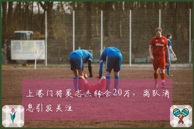 上港门将奚志杰转会20万，离队消息引发关注